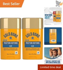 Friction Defense Stick Aloe Moisturizing Soothing Sensitive Skin 1.75 oz Pack...