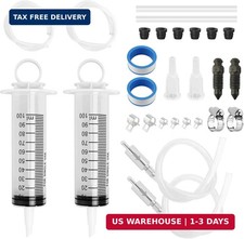 2 Pack Brake Bleeder Kit,Brake Fluid Bleeder Kit with Brakes Bleeders Hose One W