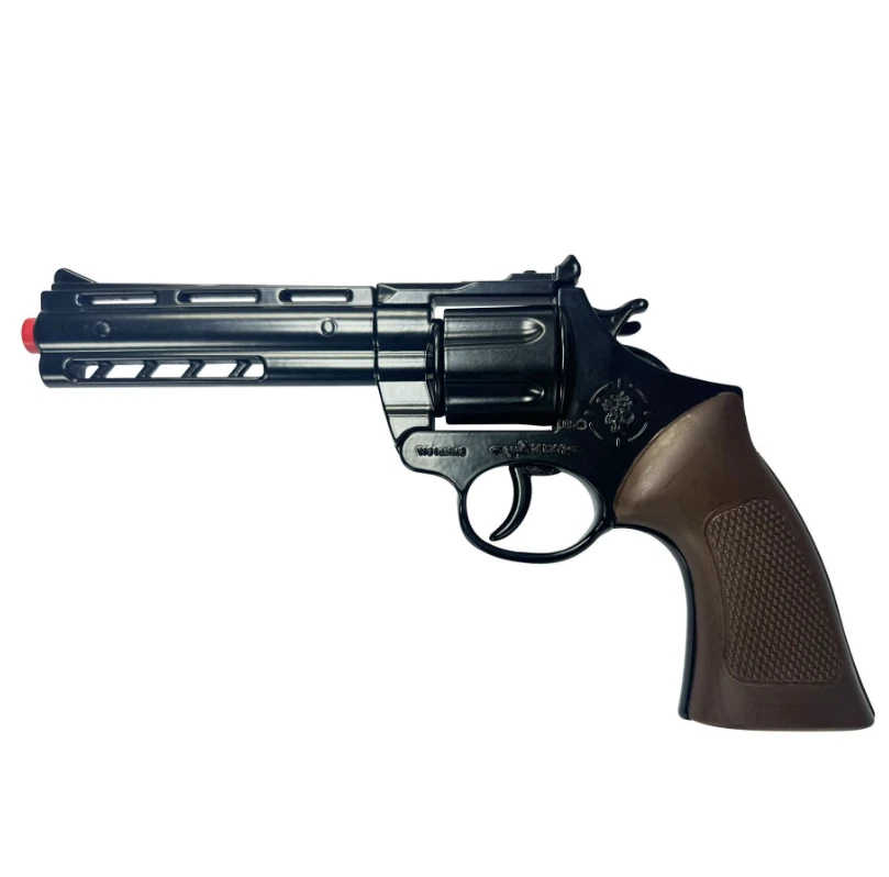 Miniblings orecchini pistola revolver Revolver orecchini Colt Cowboy arma 4 cm - gioielli di moda a mano in argento placcato I Orecchini