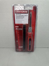 New Craftsman 4 Piece Adjustable Length Screwdriver Lot Of 4 Cracked 93576 New Craftsman 4 Piece Adjustable Length Screwdriver Lot Of 4 Cracked 93576