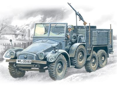 ICM72451 - ICM 1:72 - Krupp L2H143 Kfz.70, Light Army Truck