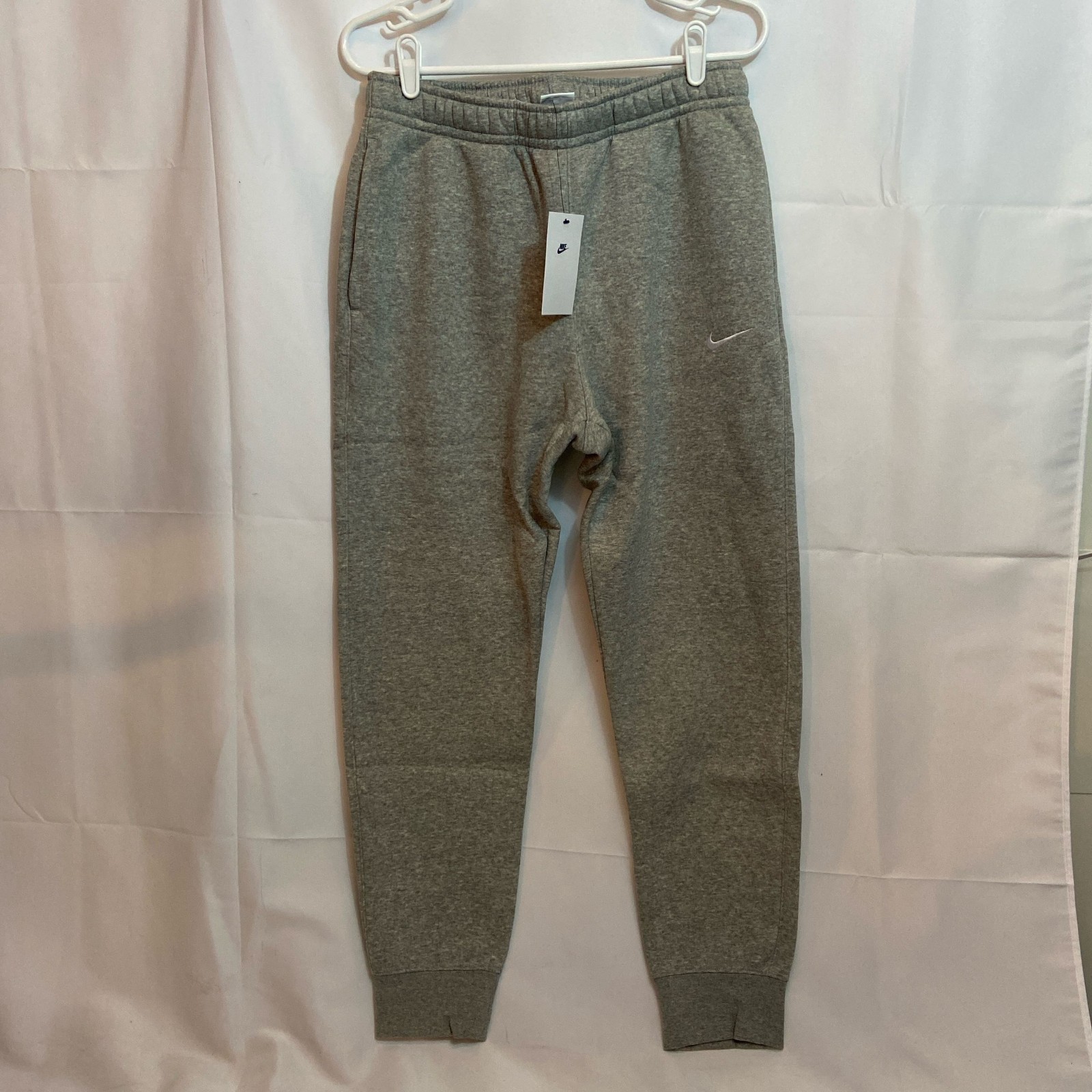 Nike Club Fleece Joggers Dark Grey Heather Men’s M CJ1616-063