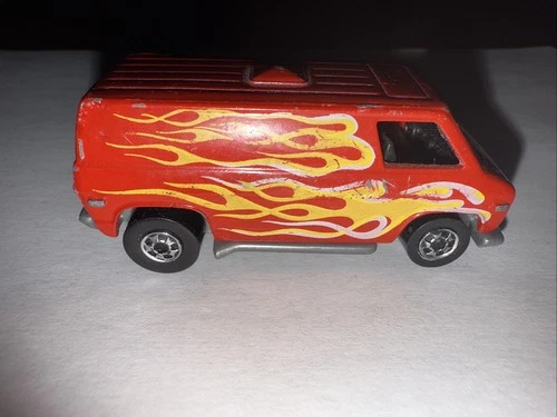 Vintage Hot Wheels Speed Machines Super Van Red Blackwall Malaysia 1983 C Pics