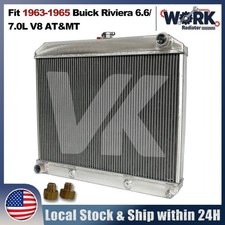 All Aluminum Radiator For 1963-1965 1964 Buick Riviera 6.6l 7.0l V8 Engine At Mt