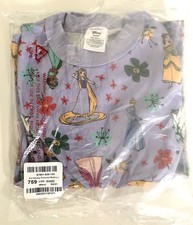 Hanna Andersson Disney Princesses on Sweet Lavender Long John Size 120 6/7 NEW