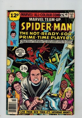 Marvel Team-Up (1972) #  74 UK Price (7.0-FVF) 70's Saturday Night Live 1978
