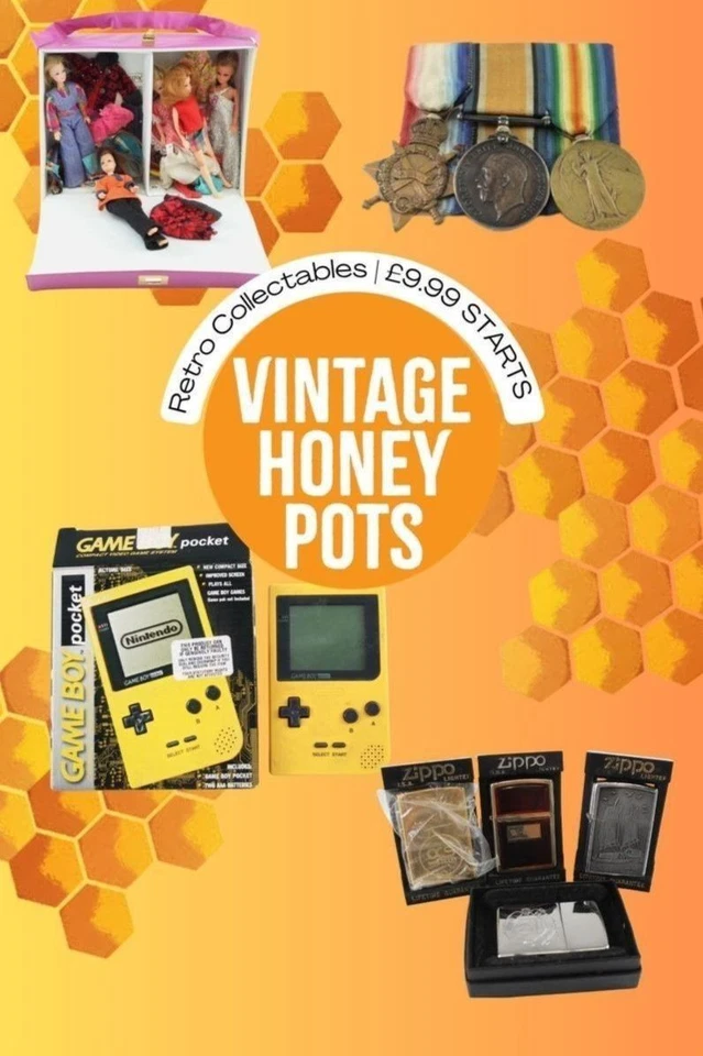 Retro Collectables | £9.99 starts | @VintageHoneyPots