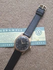 VOLKSWAGEN WRIST WATCH LACO 100000 KM 100.000 CLOCK VW BUG BEETLE COX ACCESSORY