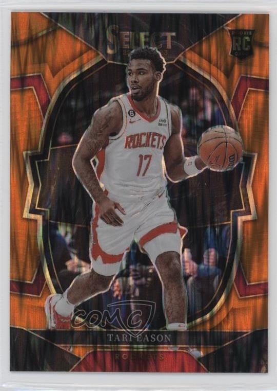 2022-23 Panini Select Concourse Orange Flash Prizm Tari Eason #82 12z3