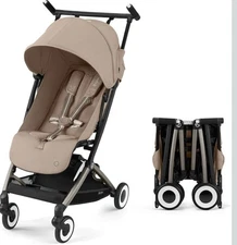 Cybex Libelle 2 Travel Pockit Stroller Lightweight Beige Used