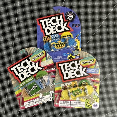 Tech Deck Throwback Series/25th Anniversary Exclusive Lot Of 3 NIP Birdhouse