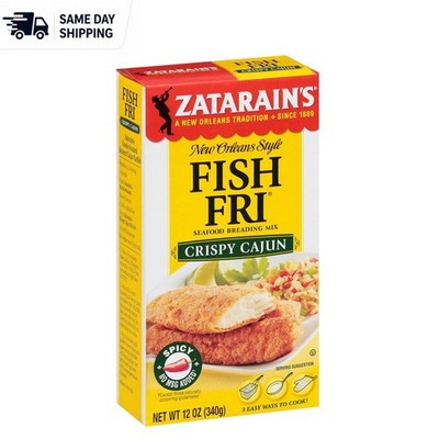 Delicious 12 oz Crispy Cajun Breading Mix for Fish & Shrimp - No MSG Added