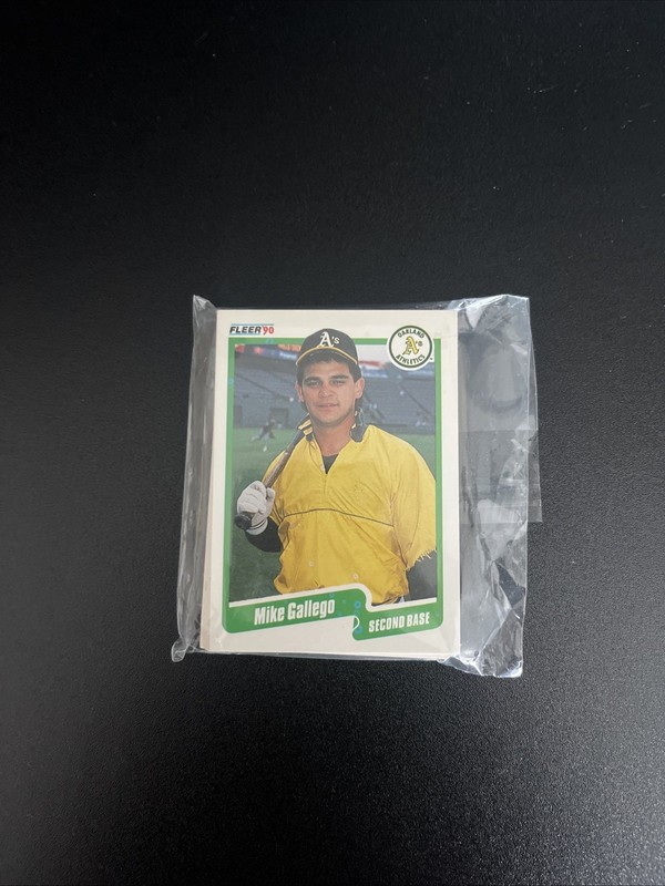 1990 Fleer Oakland Athletics Full Team Set