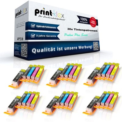 30x Drucker Patronen für Canon Pixma MG 7750 Series MG 7751 MG 7752 MG 7753 
