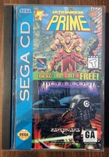 ULTRAVERSE PRIME/MICROCOSM (Sega CD, 1994) - CIB w/ Both Instruction Manuals