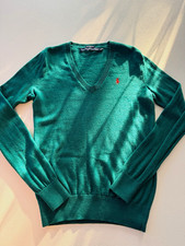 Polo Ralph Lauren 100% Merinowolle V-Neck Pul...