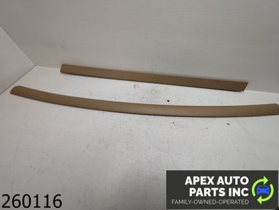 OEM 1981 Buick Riviera 5.0L FRONT UPPER INTERIOR WINDOW WINDHSIELD MOULDINGS SET