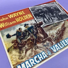 The Horse Soldiers Mexican Lobby Card Poster 1959 John Wayne William Holden
