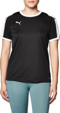 Puma Womens Liga 703426 Size Small Black White Soccer Jersey NWT $28