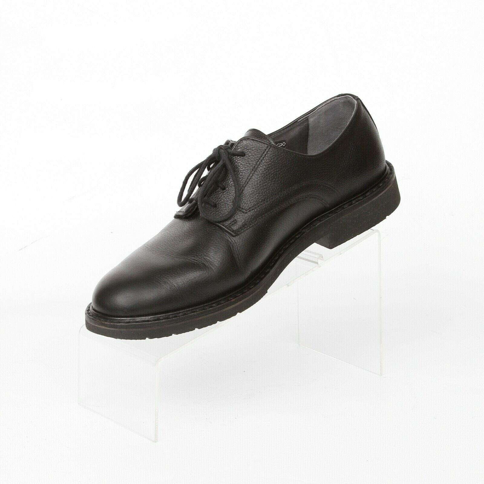 SAOLA Abito casual Mephisto Marlon nero pelle ciottoli comodo derby Oxford uomo 9