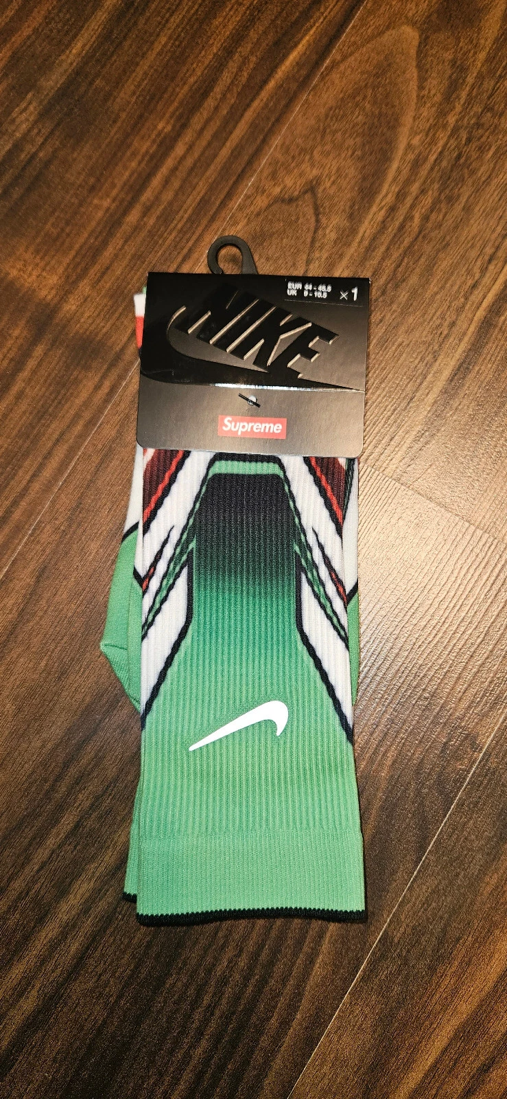 Supreme Nike Crew Socks FZ6792 100 hommes chaussettes de sport bas 44 45,5 neuf gym