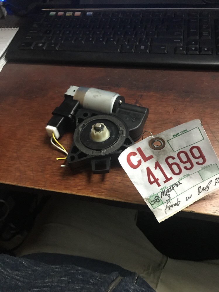 2004 2005 2006 2007 2007 2009 Mazda 3 Window Motor Front Passenger Side