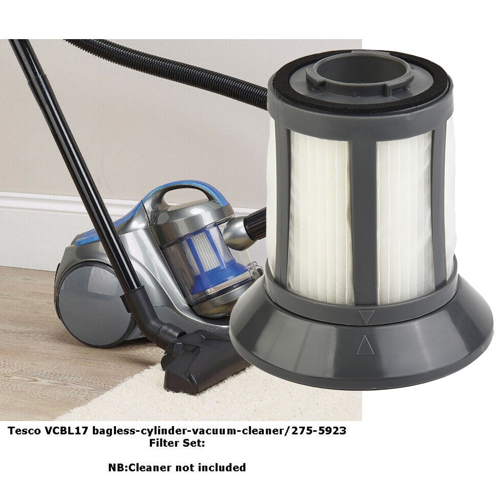 Central Filter Cylinder Vacuum Parts 2pcs Accessories For Tesco Cleaner