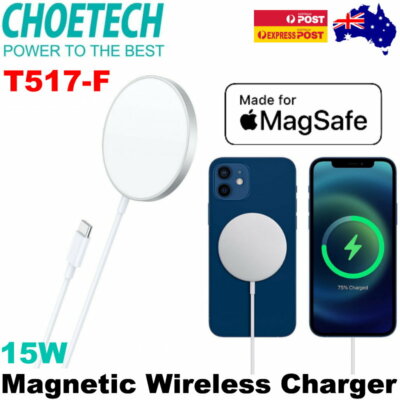 Choetech T517-F MagSafe 15W Magnetic Wireless Charger iPhone