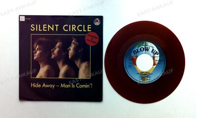 Silent Circle - Hide Away - Man Is Comin'! GER 7in RED 1985 '
