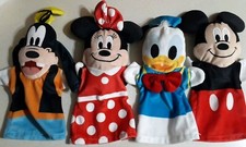 Melissa  Doug Hand Puppets Mickey Mouse Minnie Goofy Donald Set of 4