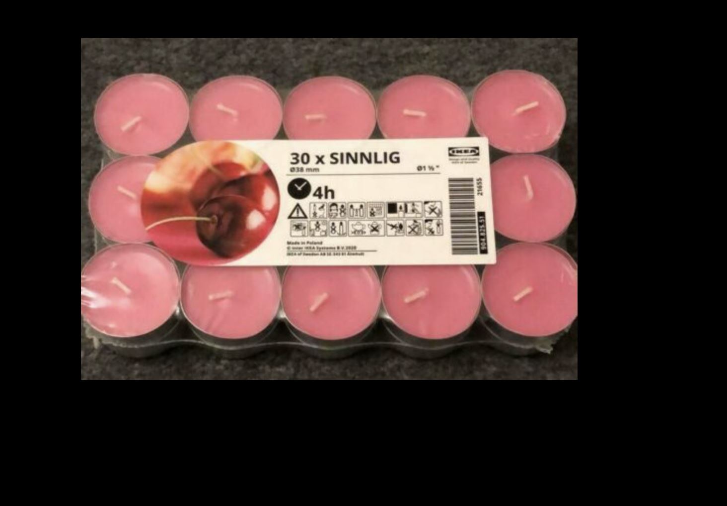 IKEA Sinnlig Scented Candles tealight Coloured tealights 60 Piece Cheapest new eBay