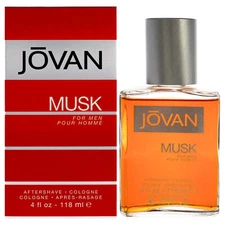 Jovan Musk by Jovan for Men - 4 oz After Shave Cologne