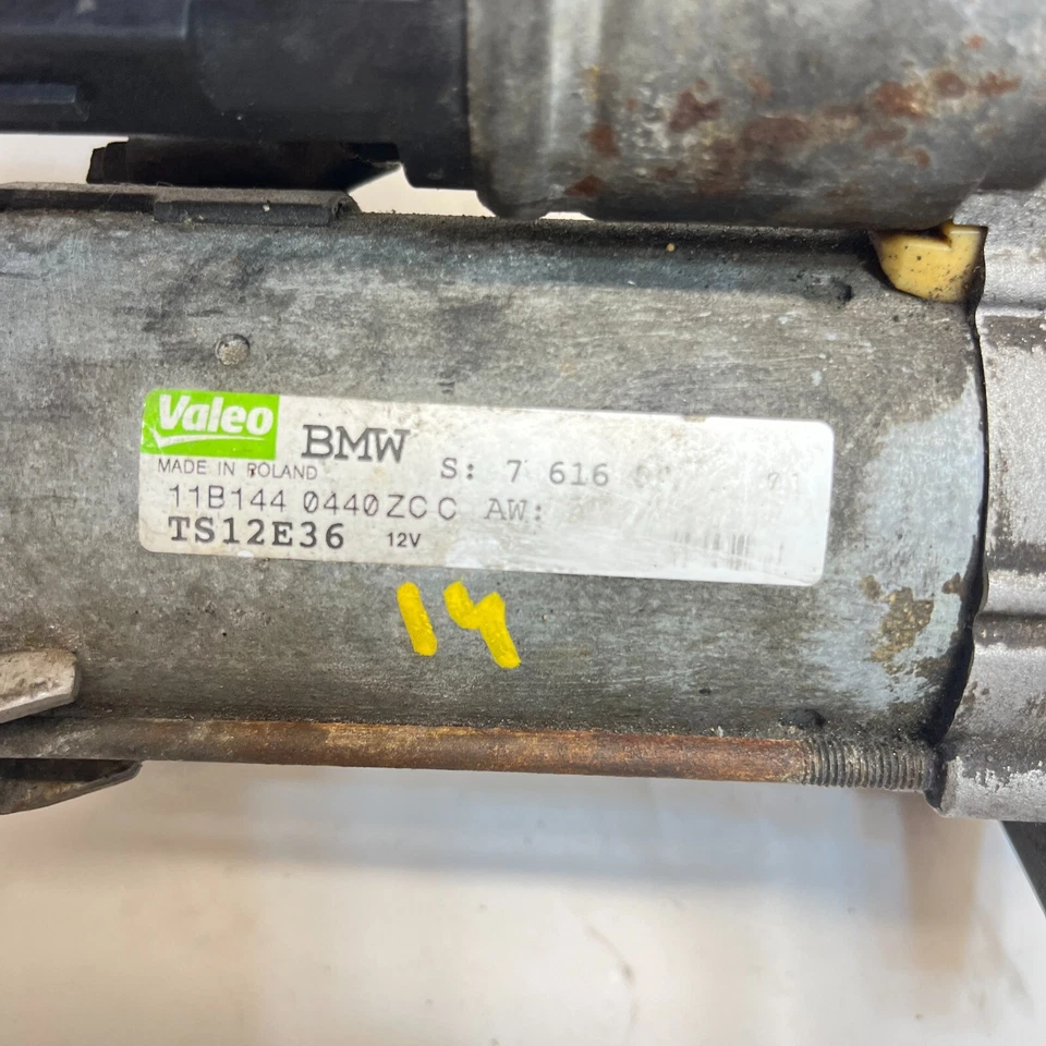 2011-2013 BMW X3 X5 E70 MOTOR DE CARRO MOTOR DE PARTIDA MOTOR SOLENÓIDE TS12E36 FABRICANTE DE EQUIPAMENTO ORIGINAL - Imagem 2 de 4