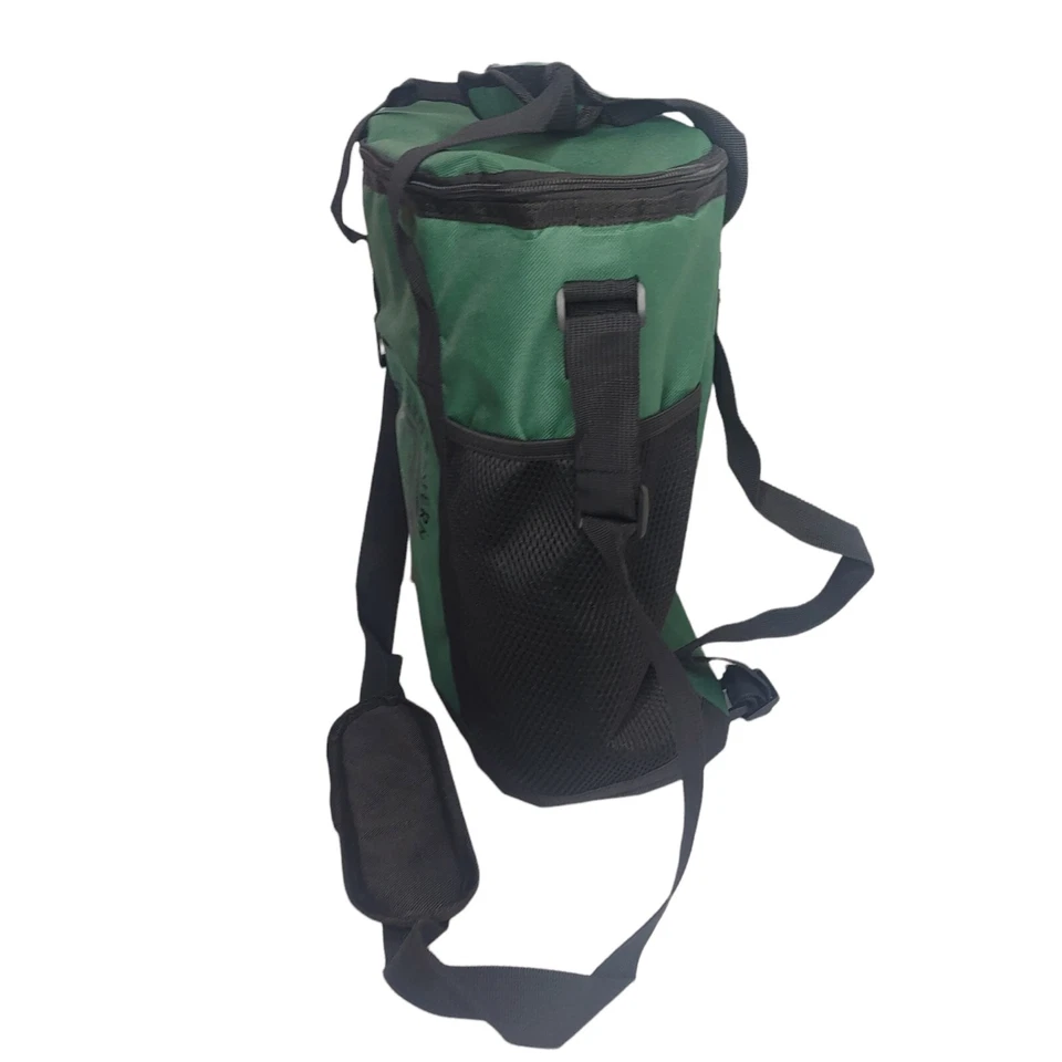 Enfriador de taberna Winking Lizard lados suaves verde nailon aislado picnic 13,5x13" Foto 4 de 4