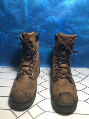 Red Wing Shoes Brown Leather Work Boots Still Toe Mens Size 10,5 Irish Setter Red Wing 83600 Brown Leather Steel Toe Work  main image 4