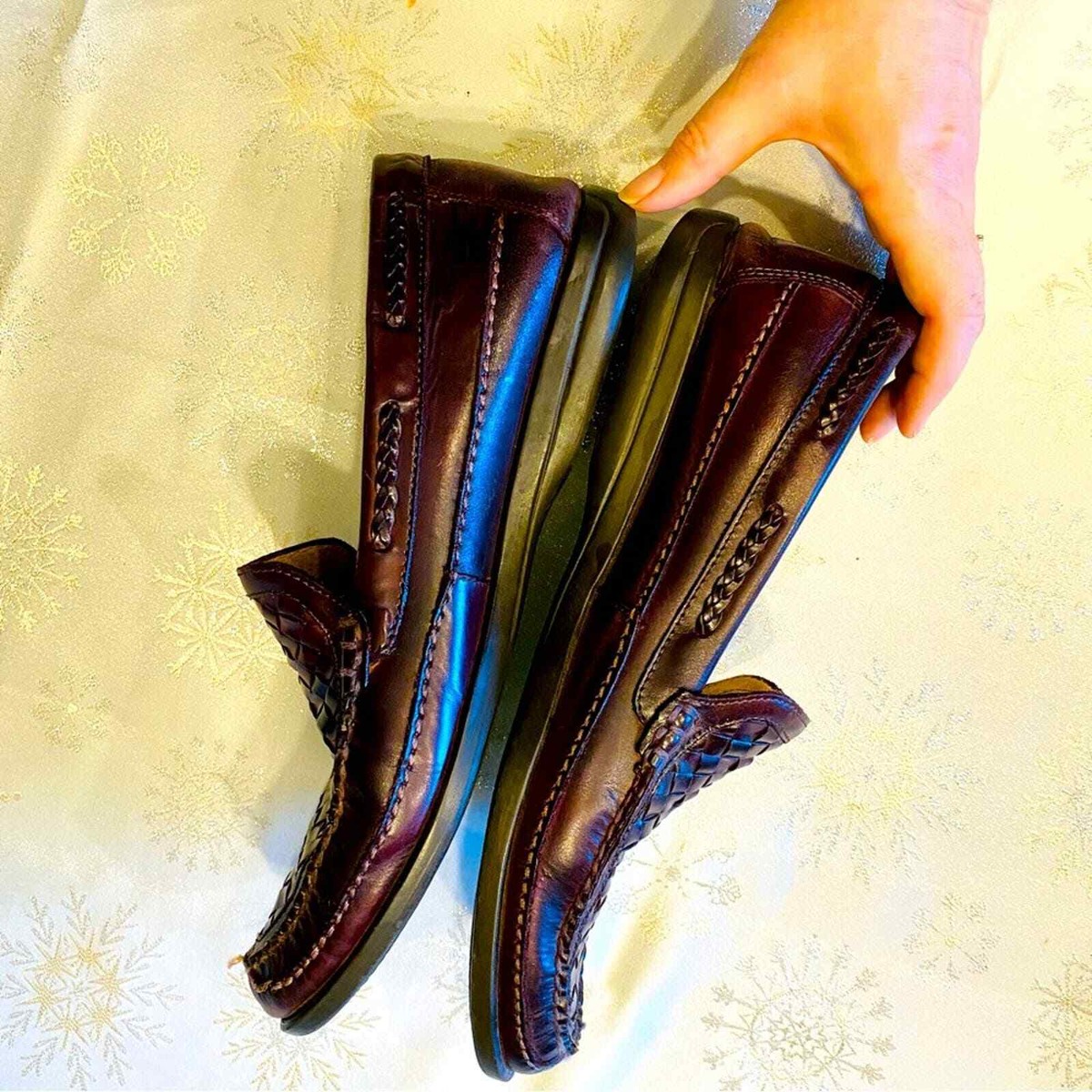 Mens Johnston Murphy Tidwell WVE Mahogany Brown Loafers Slipons in Size 9M [EXC] Johnston & Murphy AINSWORTH Penny Loafer - Mahogany 20-7796  main image 3