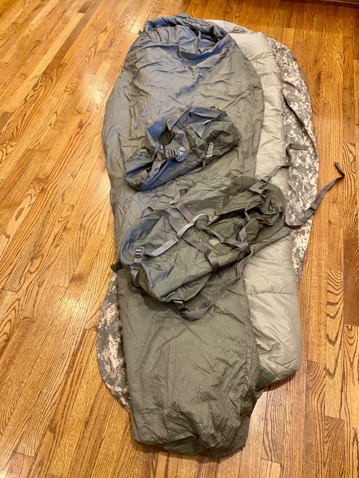 U.S.Made Tennier 5 piece Military Modular Sleep System ACU Digital eBay