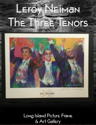 Leroy Neiman Signed The Three Tenors in Concert Opera Lithograph Print
