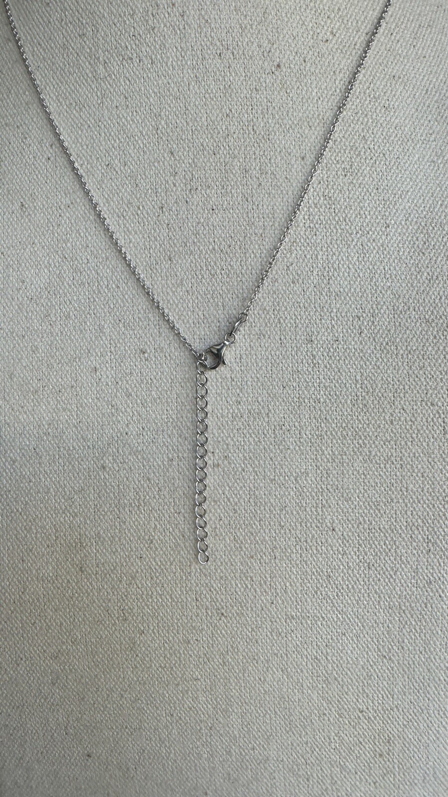 Sideways Large Initial Necklace 925 Sterling Silv… - image 3