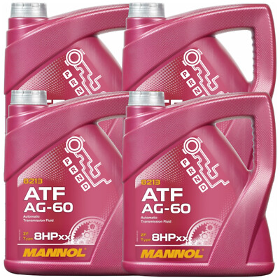 4x4 L  Mannol ATF AG60 Automatik ÖL Getriebeöl  VW G 060162 A1/A2/A6 BMW ATF4