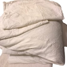 Hearth and Hand Magnolia 3pc Comforter Set Queen, White Cotton w 2 Pillowcases