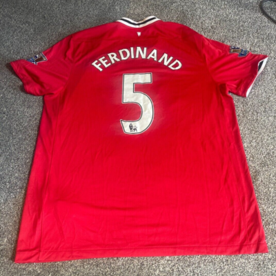 Manchester United Nike red home football shirt 2011 XL #5