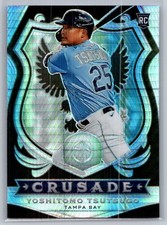 2020 panini chronicles yoshitomo tsutsugo crusade hyper prizm rc 276/299 #6