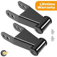 1-2" Drop Leveling Lowering Shackles Kit New For Ford F100 F150 1973-1996
