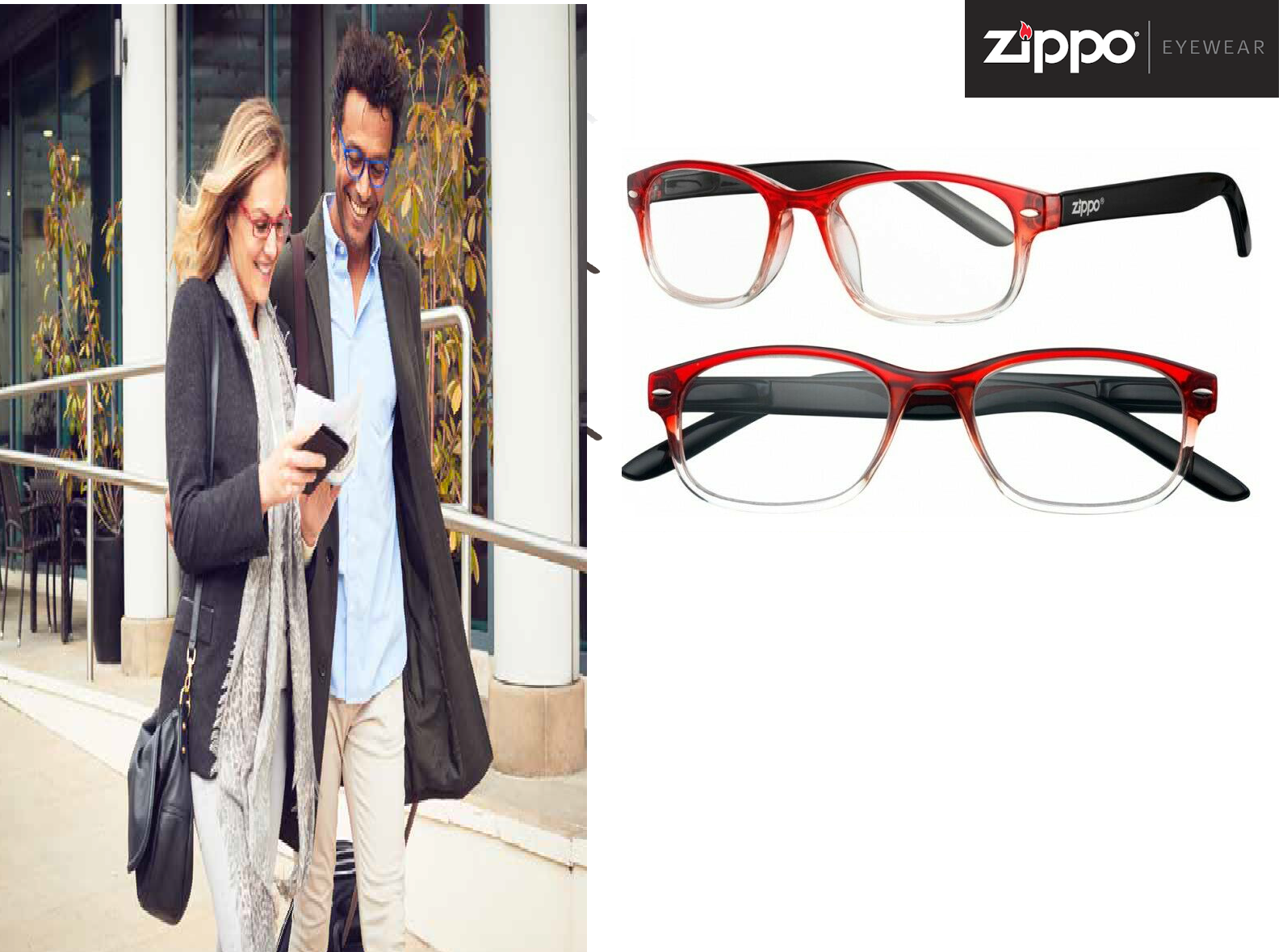 ZIPPO Reading Glasses ZIPPO BConcept 31Z all size available With