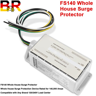 FS140 Whole House Surge Protector Fit Siemens Electric Box,140,000 Amps,120/240V