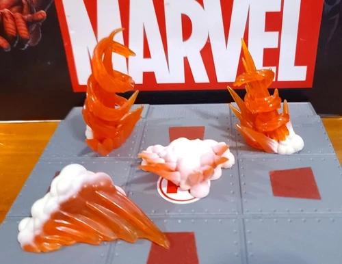 Hasbro GI Joe Classified Drone DIORAMA BLAST EFFECT SET Explosion Scrap Iron