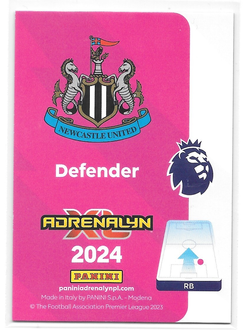 Kieran Trippier -Newcastle United- Excellence Panini Adrenalyn XL