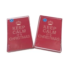 Christmas Cards Boxed 20 Cards and Envelopes Keep Calm Its Christmas