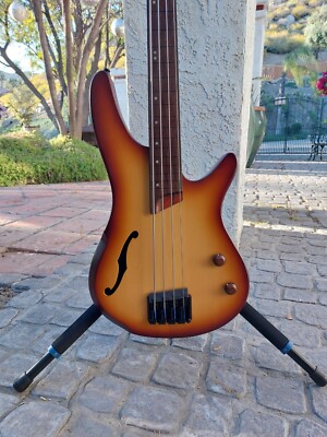 ibanez SRH500F Semi-Hollow Fretless Bass | eBay